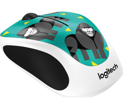 LOGITECH Gorilla M238 Wireless Optical Touch Mouse - Green & Grey LOGITECH Gorilla M238 Wireless Optical Touch Mouse - Green & Grey